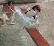 Edgar Degas Dancer have a break china oil painting artist